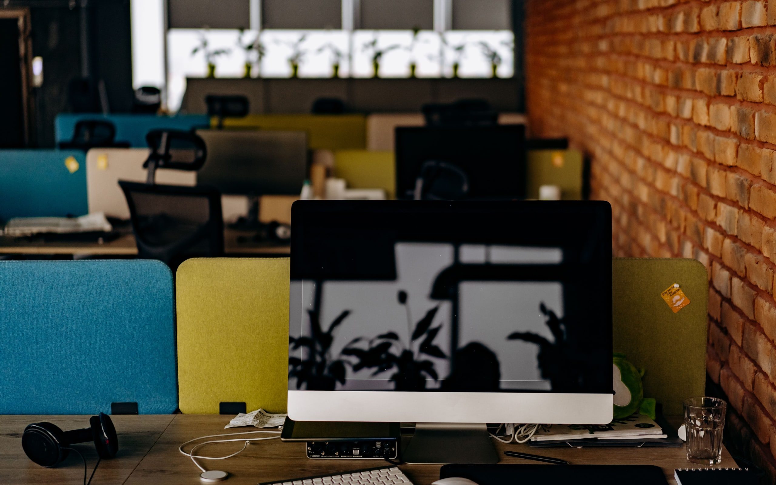 An empty office interior
