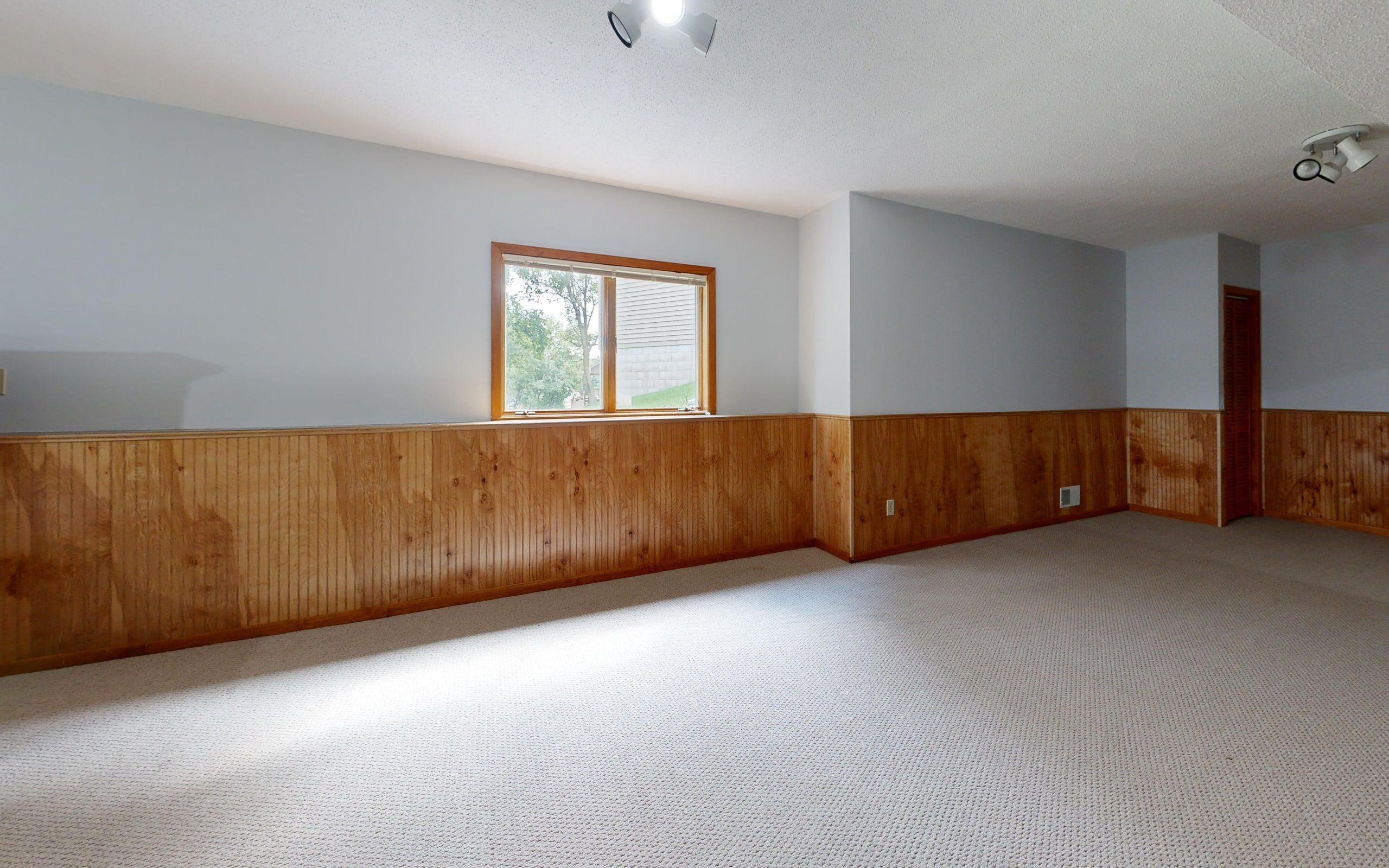 A dated, untouched room before any work is planned